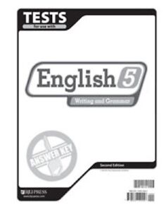 English 5 - tests