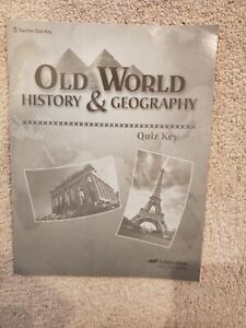 Old World History and Geography - Quiz Key