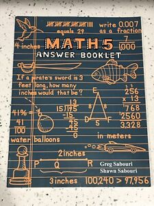 Math 5 - Answer Booklet