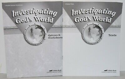 Investigating God's World - Quiz and Worksheet