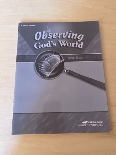Observing God's World (4th Ed.) - Test Key
