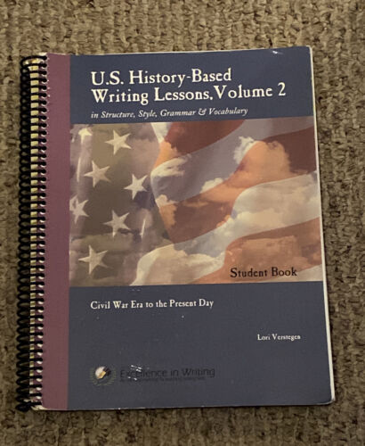 US History-Based Writing Lessons Volume 2 - Student book