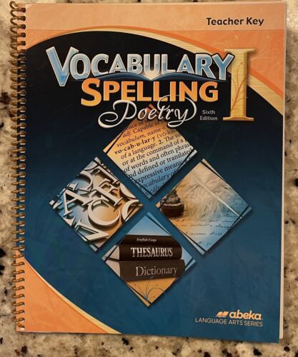 Vocabulary Spelling and Poetry I (6th ed.)- Teacher Guide