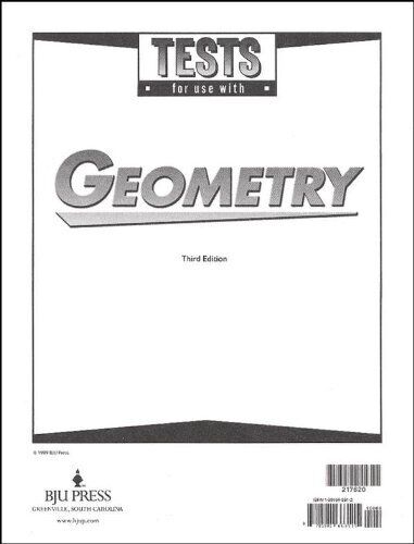 Geometry (3rd Ed.) - Tests