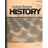 4th Ed. United States History Heritage of Freedom - Answer Key